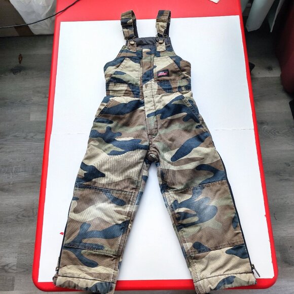 Dickies overall boys size S camo insulated winter - Picture 1 of 13